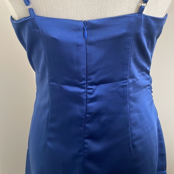BLUE Slip dress NWT - Picture 6 of 9